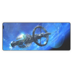 KRUX Space XXL Ship Gaming mouse pad Blue