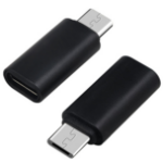 JLC Type C (Female) to Micro USB (Male) Adapter - Black