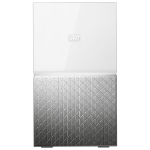 Western Digital MY CLOUD HOME Duo personal cloud storage device 6 TB Ethernet LAN Silver, White