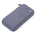 TROIKA SAFE FLIGHT Document pouch Grey Polyester