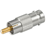 Microconnect BNCRCAADAPTOR cable gender changer RCA BNC Silver