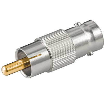 Image of Microconnect BNCRCAADAPTOR cable gender changer RCA BNC Silver
