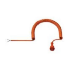 Bachmann 624.871 electriciteitssnoer Oranje 5 m