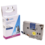 G&G 18776 labelprinter-tape Gold on blue TZe