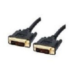 4XEM 6 ft DVI-D M/M DVI cable 72" (1.83 m) DVI-I Black