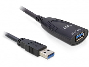 Image of DeLOCK USB 3.0 5m USB cable USB 3.2 Gen 1 (3.1 Gen 1) Black