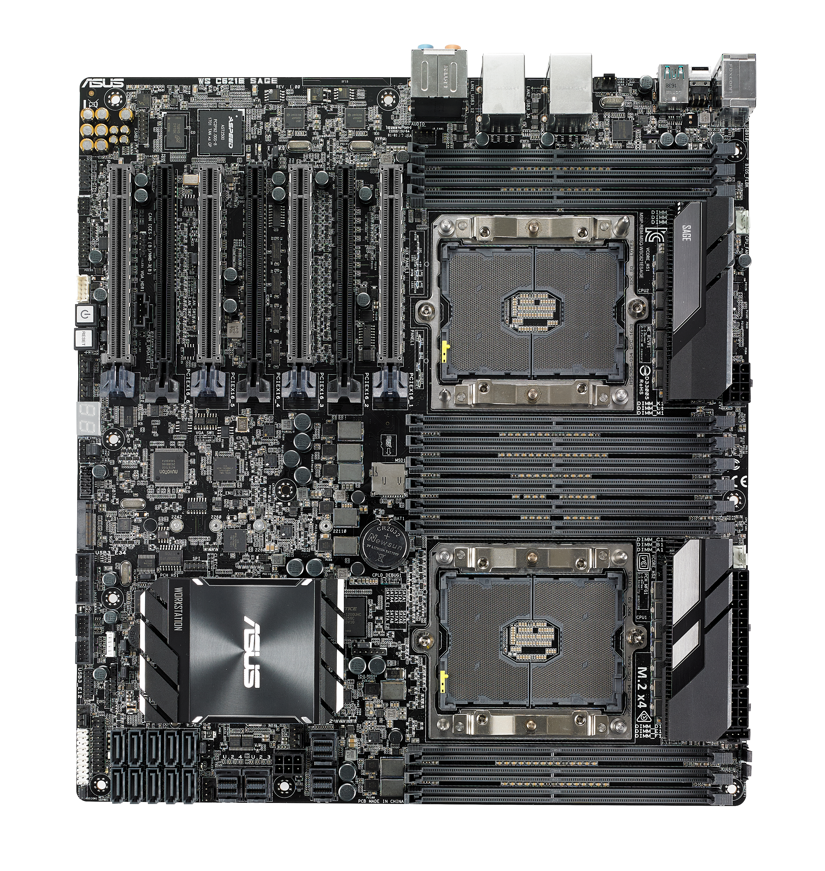 Image of ASUS WS C621E SAGE Intel® C621 LGA 3647 (Socket P) EEB