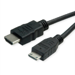 ROLINE 11445580 HDMI cable 2 m HDMI Type A (Standard) HDMI Type C (Mini) Black