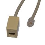 Videk 4 POLE RJ11 Plug to Socket ADSL Cable 3m