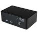 StarTech.com 2 Port Dual DVI USB KVM Switch with Audio & USB 2.0 Hub