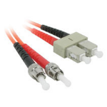 C2G 10m ST/SC Duplex 62.5/125 Multimode Fiber Patch Cable InfiniBand/fibre optic cable Orange