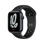 Apple Watch Nike Series 7 45 mm OLED Black GPS (satellite)