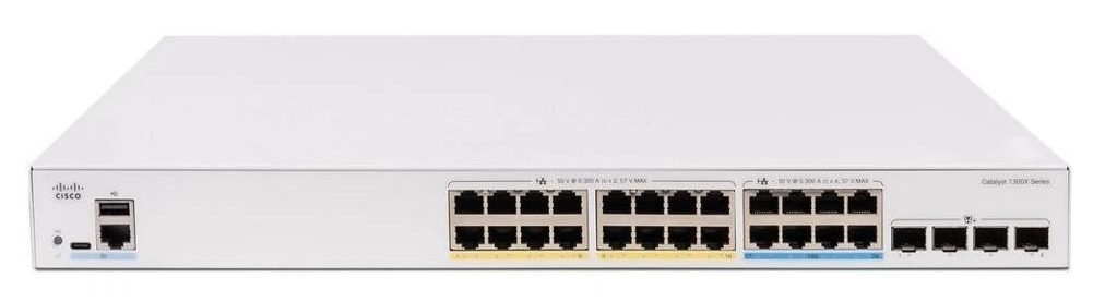 Cisco Catalyst C1300X-24NGU-4X network switch Managed L3 10G Ethernet (100/1000/10000) Power over Ethernet (PoE) Grey