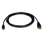 Tripp Lite U030-003 USB cable USB 2.0 35.8" (0.91 m) USB A Mini-USB B 0.48 Gbit/s Black