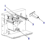 Zebra 140 Kit Media Supply Hanger