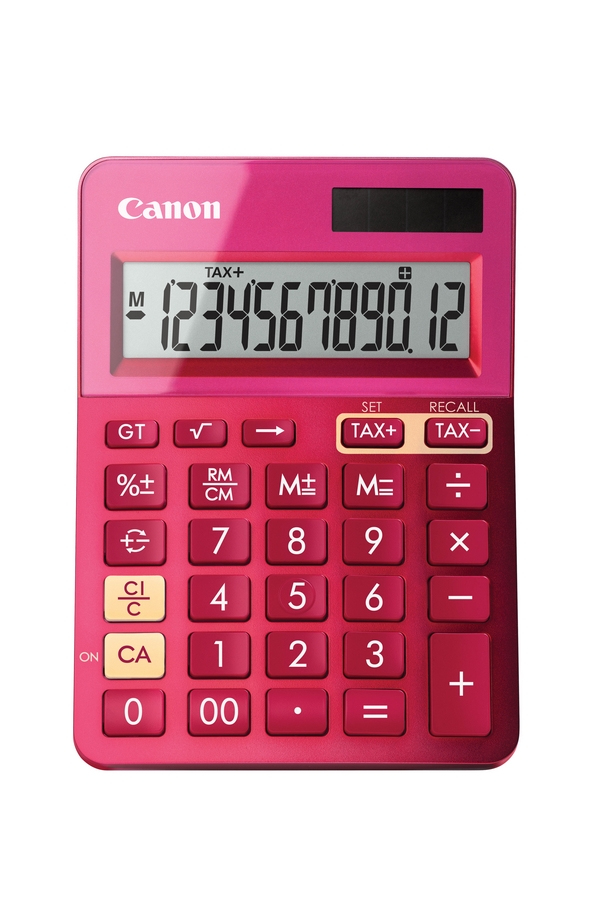 Image of Canon LS-123k calculator Desktop Basic Pink