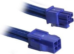 BFA-MSC-4ATX45BB-RP BITFENIX Alchemy 4-Pin ATX12V Extension 45cm - sleeved blue/blue