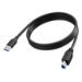 Vision TC 2MUSB3.0/BL USB cable USB 3.2 Gen 1 (3.1 Gen 1) 2 m USB A USB B Black