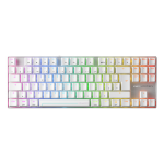 CHERRY MX 8.2 Pro TMR Wireless keyboard Gaming USB + RF Wireless + Bluetooth AZERTY French Silver, White