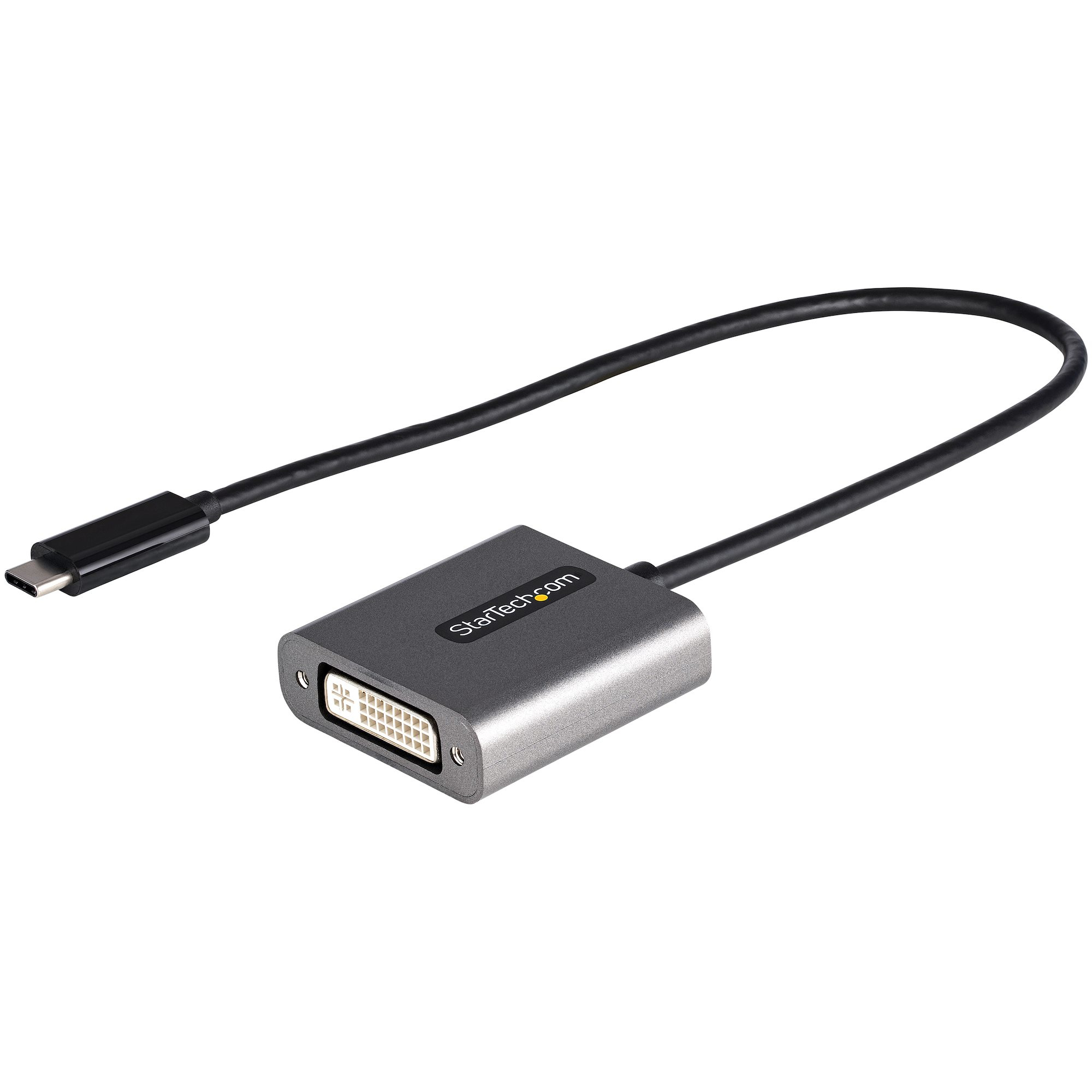 Image of StarTech.com USB C to DVI Adapter - 1920x1200p USB-C to DVI-D...