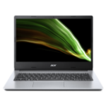 Acer Aspire 1 A114-33-P1K9 N6000 Ordinateur portable 35,6 cm (14") Full HD Intel® Pentium® Silver 4 Go DDR4-SDRAM 128 Go eMMC Wi-Fi 5 (802.11ac) Windows 11 Home in S mode Argent