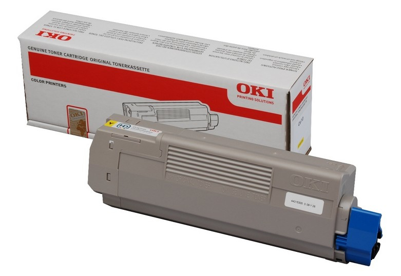 Image of OKI 44315305 Toner-kit yellow, 6K pages ISO/IEC 19798 for OKI C 610