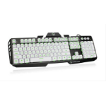 iogear GKB704L-WT keyboard USB QWERTY English Black, White