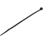 StarTech.com 6"(15cm) Cable Ties - 1/8"(3mm) wide, 1-3/8"(39mm) Bundle Diameter, 40lb(18kg) Tensile Strength, Nylon Self Locking Zip Ties w/ Curved Tip - 94V-2/UL Listed, 1000 Pack - Black