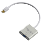 Vision TC-MDPVGA video cable adapter 0.220 m Mini DisplayPort VGA (D-Sub) White