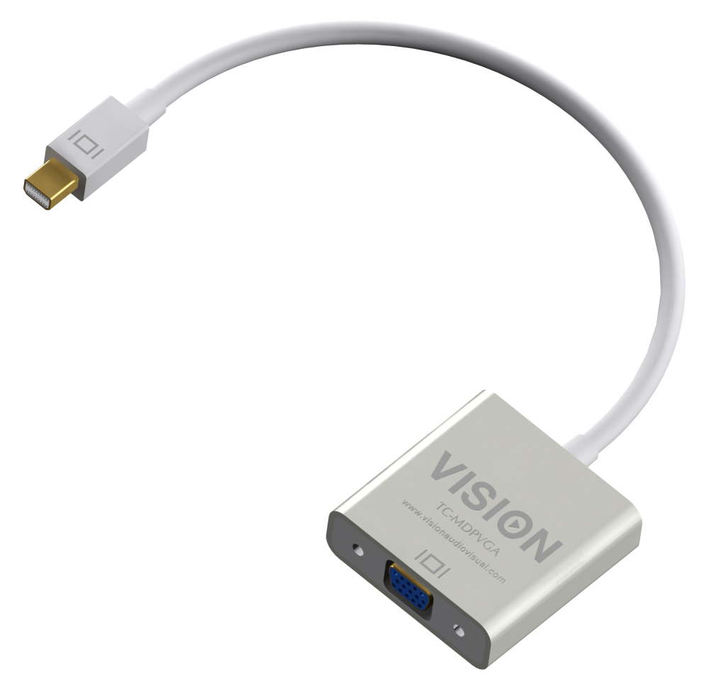 Photos - Cable (video, audio, USB) Vision TC-MDPVGA video cable adapter 0.220 m Mini DisplayPort VGA (D-S 