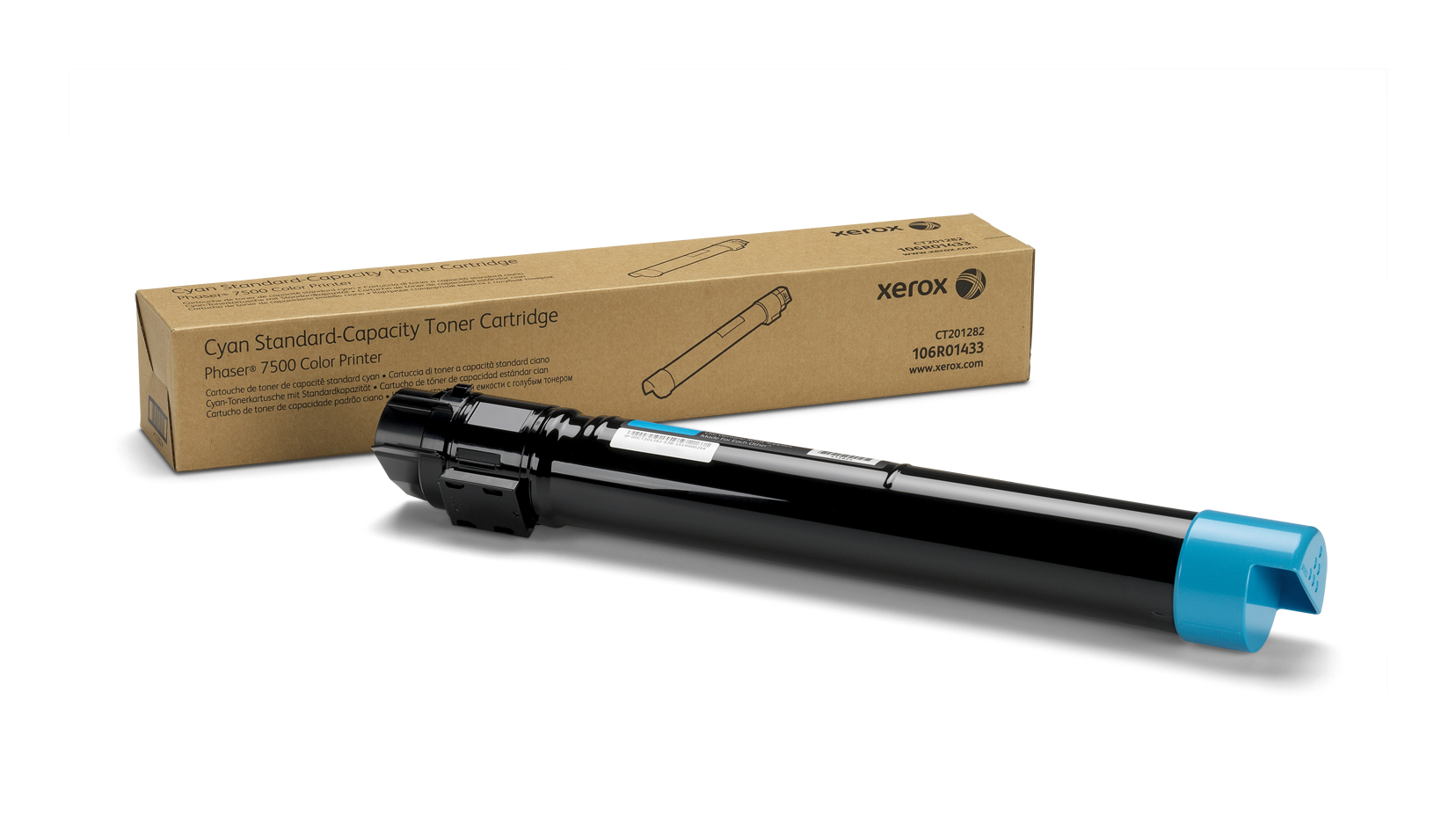 Image of Xerox 106R01433 Toner cyan, 9.6K pages/5% for Xerox Phaser 7500