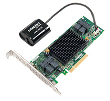 16 Port Adaptec RAID 81605ZQ Single PCIe Gen3 x8