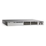 Cisco Catalyst C9300-24T-A network switch Managed L2/L3 Gigabit Ethernet (10/100/1000) Power over Ethernet (PoE) 1U Gray