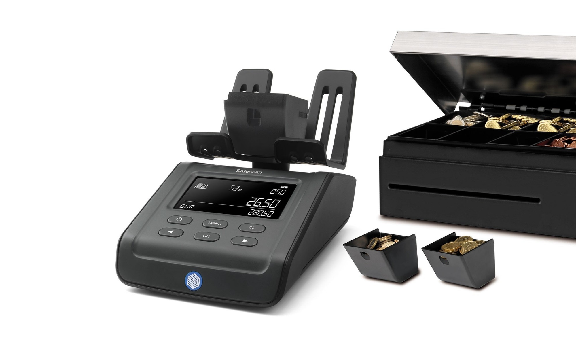 Safescan 6175 Coin counting machine Black
