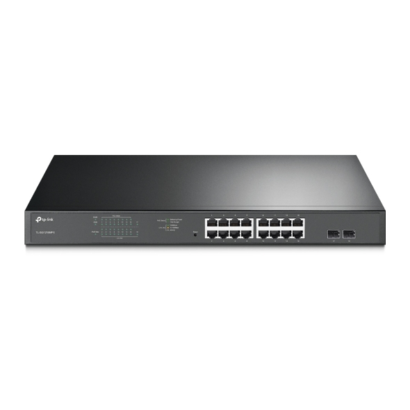 Image of TP-Link JetStream 16-Port Gigabit Easy Smart PoE/PoE+ Switch