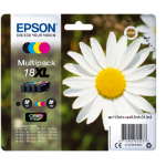 Epson C13T18164012/18XL Ink cartridge multi pack Bk,C,M,Y high-capacity 470pg + 3x450pg, 1x 12ml + 3x 7ml Pack=4 for Epson XP 30