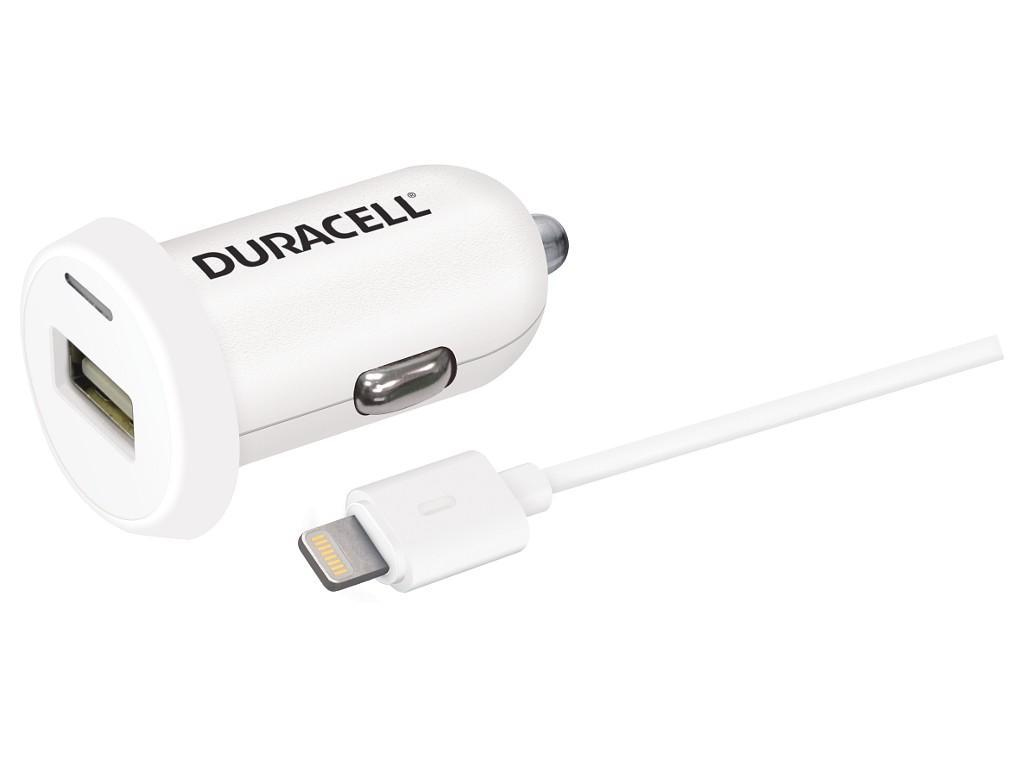 Image of Duracell In-Car 2.4A Charger+MFi Lightning Cable