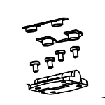 Honeywell 17-3036-01 printer/scanner spare part Hinge 1 pc(s)