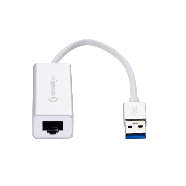 Connektgear Men's Usb 3 Type A To Rj45 Cat6 Gigabit Ethernet Adapter