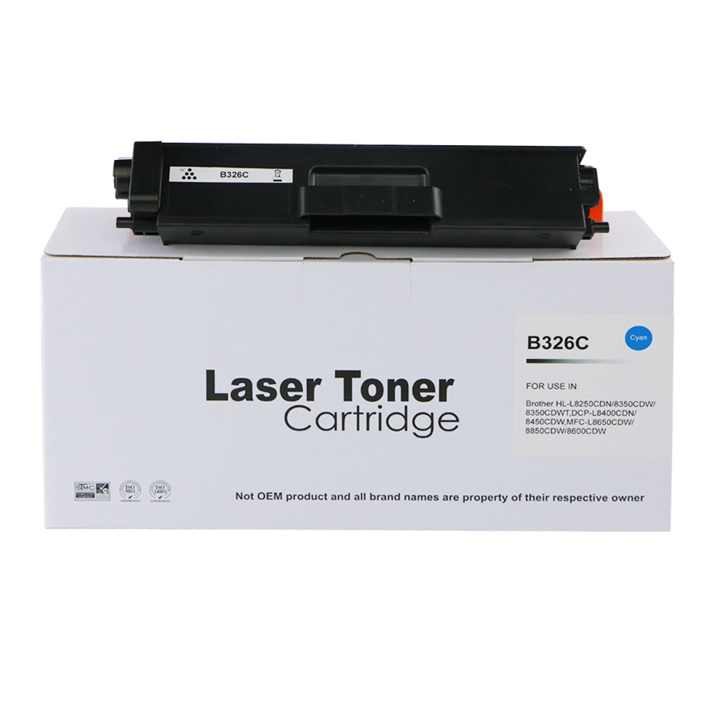 CTS Wholesale Comp Brother HLL8250 Hi Yld Cyan Toner Ctg TN326C