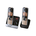Panasonic KX-TG6722 DECT telephone Black