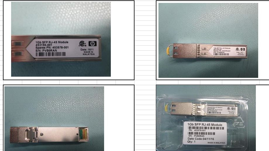 HPE 453578-001 Compatible 1G SFP Transceiver