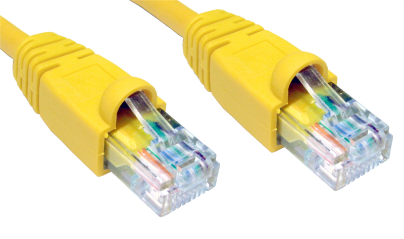 Cables Direct B5-103Y networking cable Yellow 3 m Cat5e U/UTP (UTP)