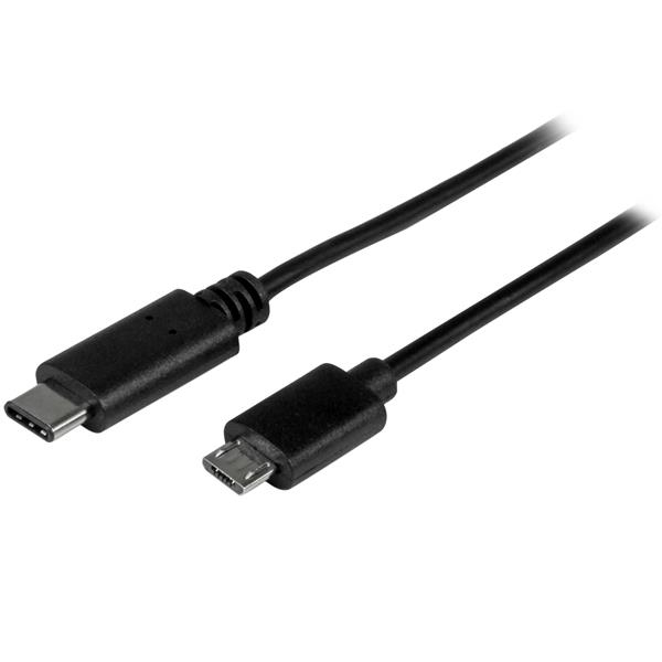 Image of StarTech.com USB-C to Micro-B Cable - M/M - 0.5 m - USB 2.0