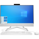 HP 24-df0022n Intel® Core™ i3 i3-10100T 60.5 cm (23.8") 1920 x 1080 pixels All-in-One PC 8 GB DDR4-SDRAM 256 GB SSD Windows 10 Home Wi-Fi 5 (802.11ac) White