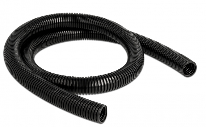 DeLOCK Cable protection sleeve 1 m x 21.2 mm black
