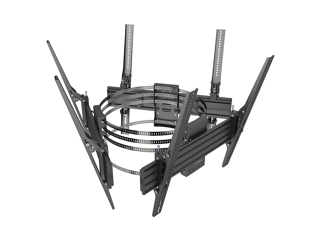 Multibrackets Pro Series - M Wallmount Column Triple HD VESA 600