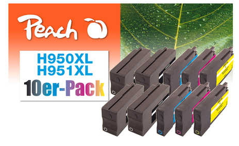 Peach PI300-687 ink cartridge Black, Cyan, Magenta, Yellow