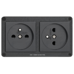 Extron AC 102 FR socket-outlet Type E Black