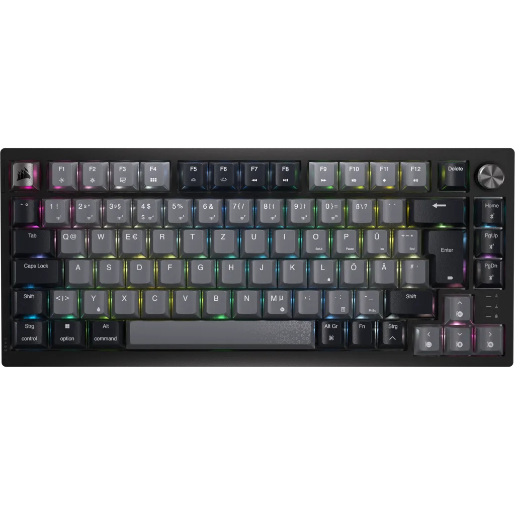 Corsair K65 PLUS WIRELESS 75 % RGB keyboard Gaming RF Wireless + USB Q